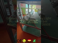 Światło wysokiego wylotu, certyfikowane ATEX, odporne na wybuchy - 200W=500W Jasność dla magazynów