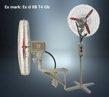 Wentylator obrotowy przeciwwybuchowy z certyfikatem ATEX 6600-1800m³/h IP54 Stabilny dla przemysłu chemicznego, naftowego i gazowego, górniczego, energooszczędny