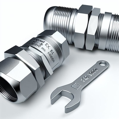 ISO Metric Thread Standard Brass Explosion Proof Cable Gland dla optymalnej wydajności