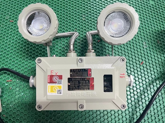 2x3W Ognioodporna Awaryjna Lampa LED – 90lm/W, Stopień Ochrony IP66 do Stref Zagrożonych