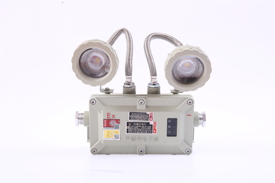 2*5w Ex Proof Aluminium Emergency Light 65-85DB Alarm Decibel IP66