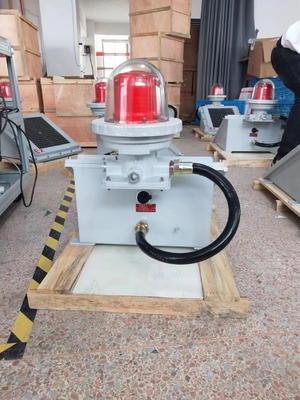 Wszechstronne 12V IP66 wodoodporne zasilane energią słoneczną Marine Audible Visual Obstruction Light Do zapobiegania przeszkodom w powietrzu