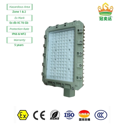 Oświetlenie uliczne LED o klasyfikacji ATEX ExProof WF2 IP66 CREE dla strefy 1 Pole naftowe/morskie 180lm/w 295≤V