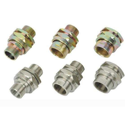 Zakładka 6-12 mm Prętowy Ex Proof Cable Gland z pojedynczym drutem pancernym i materiałem z mosiądzu