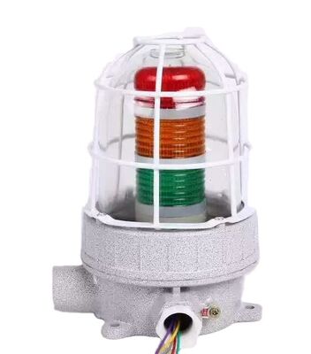 Odporne na korozję, przeciwwybuchowe lampy sygnalizacyjne WF2, zaprojektowane zgodnie z normami Ex Mark II 2 G Ex Db Eb IIC T6 Gb II 2 D Ex Tb IlIC T80°C Db IP66