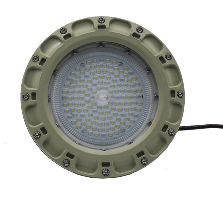 IECEx IP66 Światło przeciwwybuchowe LED 100W 150W Światło wysokiej zatoki WF2 AC 100-277V Stop aluminiowy z 5-letnią gwarancją