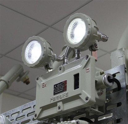 2*4,5w awaryjne podwójne światła przednie ściana zamontowane ATEX LED światło przeciwwybuchowe światło awaryjne w miejscu niebezpiecznym