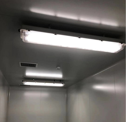 Materiał GRP wysokiej wytrzymałości 1200mm 2*18w wybuchoodporne światło fluorescencyjne do przemysłu chemicznego