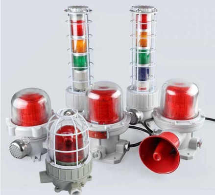 Wodoodporny i wybuchoodporny alarm o świetle LED Alarm dźwiękowy i wizualny 5-40W 180DB z 150 razy/min
