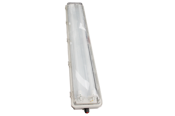 Wysokiej wytrzymałości materiał GRP 600 mm Ex-proof Liniowe światło przeciwwybuchowe Lampa fluorescencyjna dla bezpieczeństwa przemysłowego