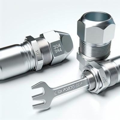 Certyfikat ATEX Ex Proof Cable Gland dla przewodów o średnicy 10-14 mm