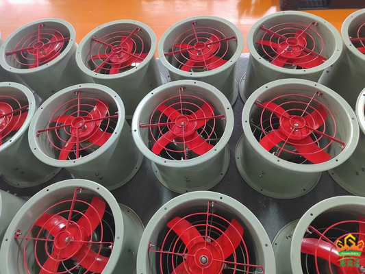 Przemysłowy wentylator przeciwwybuchowy BAF 180W-1500W IP54 do rafinerii ropy naftowej i zakładów chemicznych – wysoki przepływ powietrza 2273-18250 m³/min