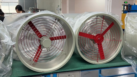 1450 r/m 200 mm średnicy IP54 wentylator osiowy odporny na wybuchy do rafinacji ropy naftowej, przemysłu chemicznego i obszarów niebezpiecznych