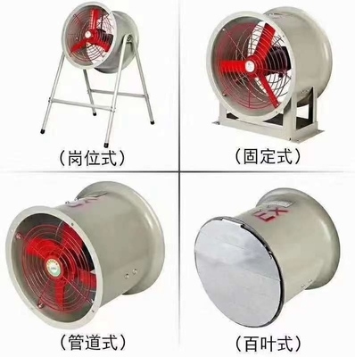 BAF IP54 Wentilator wydechowy odporny na wybuch 2000-9500m3/h Z aluminium stopem żelaza