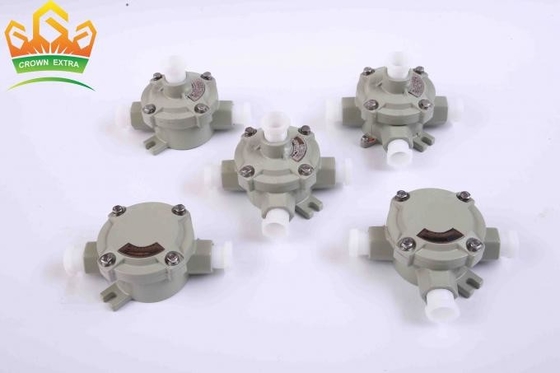 Produkcja bezpośrednia IP65 wodoodporny wybuchoodporny skrzynia łącznikowa wykonana z stopów aluminium dla G1/2&quot; G3/4&quot; G1&quot; G1.1/4