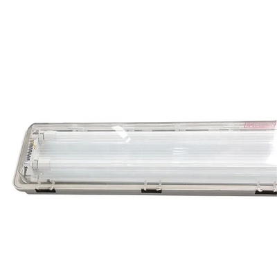 Materiał GRP wysokiej wytrzymałości 1200mm 2*18w wybuchoodporne światło fluorescencyjne do przemysłu chemicznego