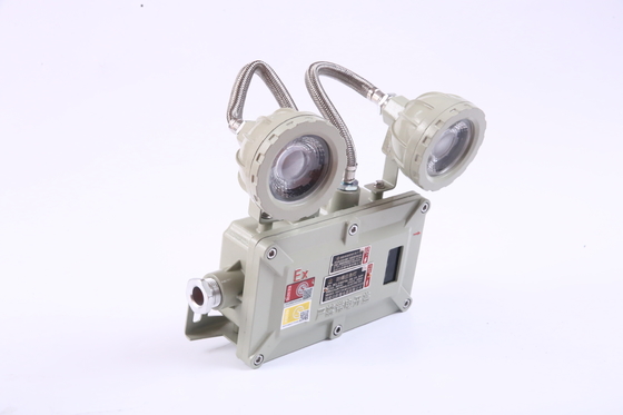 2*5w Ex Proof Aluminium Emergency Light 65-85DB Alarm Decibel IP66