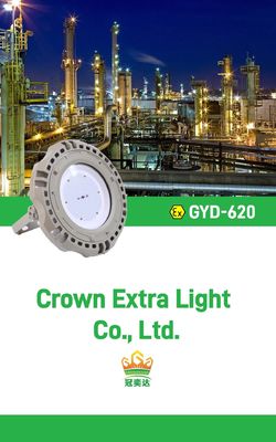 Wybuchoodporna lampa LED High Bay 100-240W z certyfikatem ATEX IECEx IP66