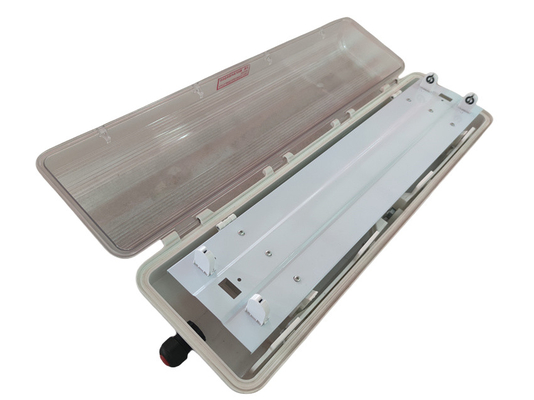 Światło fluorescencyjne LED ognioodporne Ex d ATEX IECEx klasyfikowane jako IP66 dla obszarów niebezpiecznych 53W 100lm/w