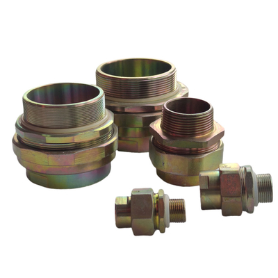 Srebro mosiądz 6-12 mm Ex Proof Clamping gruczoły Gładka powierzchnia