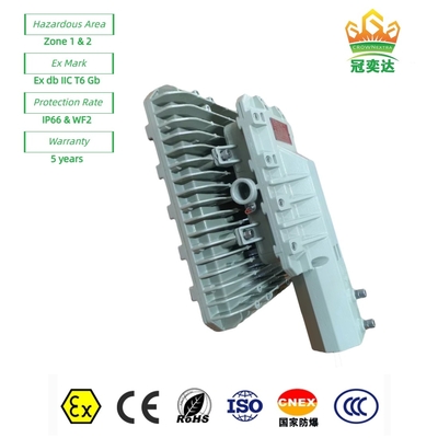 Oświetlenie uliczne LED o klasyfikacji ATEX ExProof WF2 IP66 CREE dla strefy 1 Pole naftowe/morskie 180lm/w 295≤V