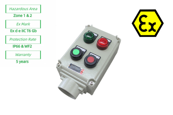 Bezpieczeństwo ATEX Elektryczne skrzynki sterujące ognioodporne G1/2&quot;,G3/4&quot;,G1,G1.1/4&quot;,G1.1/2&quot;,G2