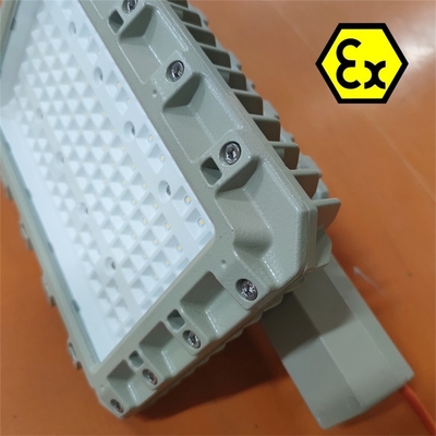 Ex d ATEX LED Sprzęgło przeciwwybuchowe Lampa kwadratowa 4000K Zgaszalna 90-295V dla oświetlenia przemysłowego EPC z ochroną IP66 OEM dostępne 50-250watt