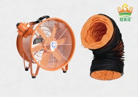 Trwały, energooszczędny wentylator osiowy Atex IP54, przeciwwybuchowy, 90-1500W, do platform wiertniczych i magazynów