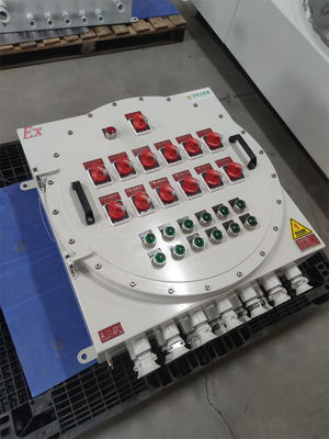 Ex IIC T6 Panel sterujący IP66 Wlewy gumowe do rafinerii stacji gazowniczych zakładów chemicznych
