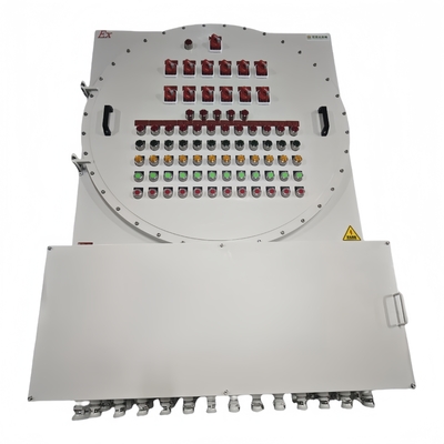 ATEX 380V płomienioodporne panele sterujące Panel dystrybucji energii przemysłowej Aluminiowy Materiał przeciwkorrozyjny IP66 dla strefy niebezpiecznej1 2 21 22 Prąd nominalny ≤ 250A