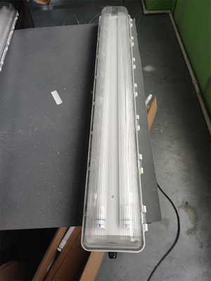 2*54W Światło fluorescencyjne przeciwwybuchowe ATEX IECEx Certyfikowany wodoodporny WF2 100lm/w Świetlność wydajność sufitu montaż dla strefy 21 22 1 2