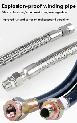 Ex Proof Flexible Pipe Conduit ATEX Certified IP66 WF2 Gumowa stal nierdzewna
