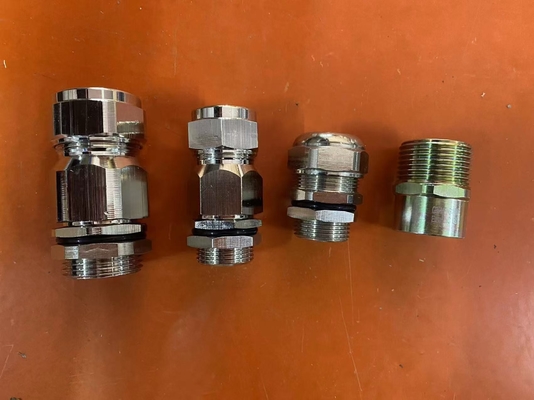 ATEX / Ex Proof Cable Gland z srebrną powierzchnią dla kabli 6-12 mm