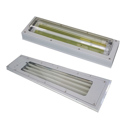 Całkowicie z tworzywa sztucznego GRP Wypalniacz światła fluorescencyjnego 100lm/w Wydajność świetlna 120-140° kąt wiązki