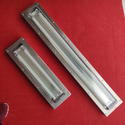 SS316 Światło fluorescencyjne materiałowe odporne na eksplozję ️ Całkowicie tworzone z tworzyw sztucznych urządzenie liniowe, 3ft/5ft, 6000K, CRI ≥70 dla obszarów niebezpiecznych