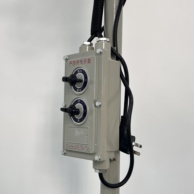 Wentylator przeciwwybuchowy obrotowy z mocowaniem ściennym – Seria BFC – 0,37kW do 0,75kW – Konstrukcja stalowo-aluminiowa