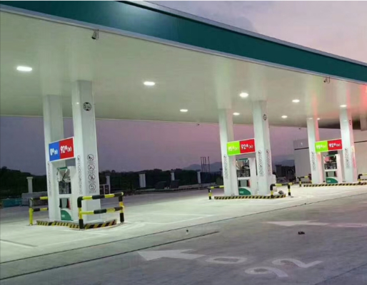 Zewnętrzne światełka LED 18 * 18 cali kształt kwadratowy 100-250w stacji benzynowej