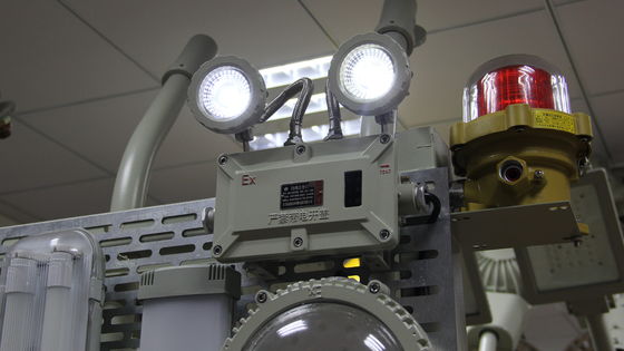 Oświetlenie awaryjne ATEX EAC CNEX IP67 Certyfikat Klasa 1 Div 2 do środowisk niebezpiecznych 90-300VAC 24/36VDC Napięcie