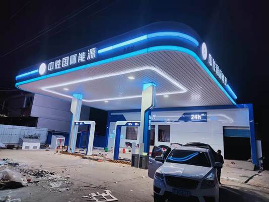 ATEX 18*18 cali kwadratowy światło przeciwwybuchowe 100w 130lm/w światło stacji benzynowej z 5 letnią gwarancją