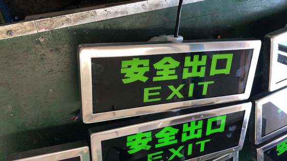 Konfigurowalny 3W przeciwwybuchowy znak ewakuacyjny LED do zakładów chemicznych i kopalń