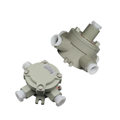 Niestandardowa obudowa IP66 wodoodporna ATEX skrzynia łącznikowa obudowa odporna na ogień 220V / 380V odlewany aluminium skrzynia łącznikowa