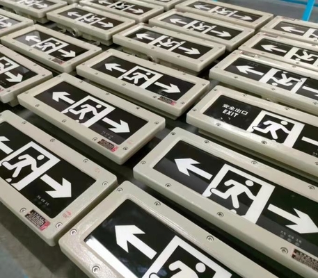 Ra≥70 5000K IP66 Światło awaryjne zabezpieczone przed wybuchem Wbudowany wskaźnik wyjścia bezpieczeństwa Światło sygnału wyjścia awaryjnego
