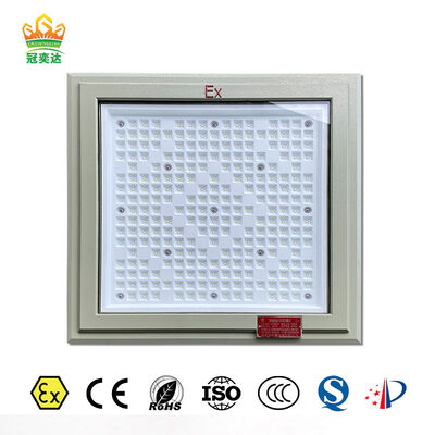 Wybuchoodporna naświetlacz LED o wysokiej jasności 100-250W, maksymalnie 5700K CCT, 5-letnia gwarancja serwisowa dla stref zagrożonych wybuchem na stacjach benzynowych